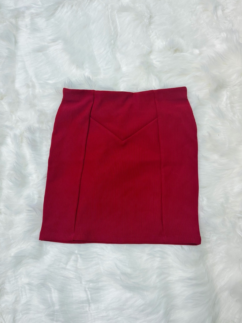 Forever 21 Classic Red Pencil Skirt